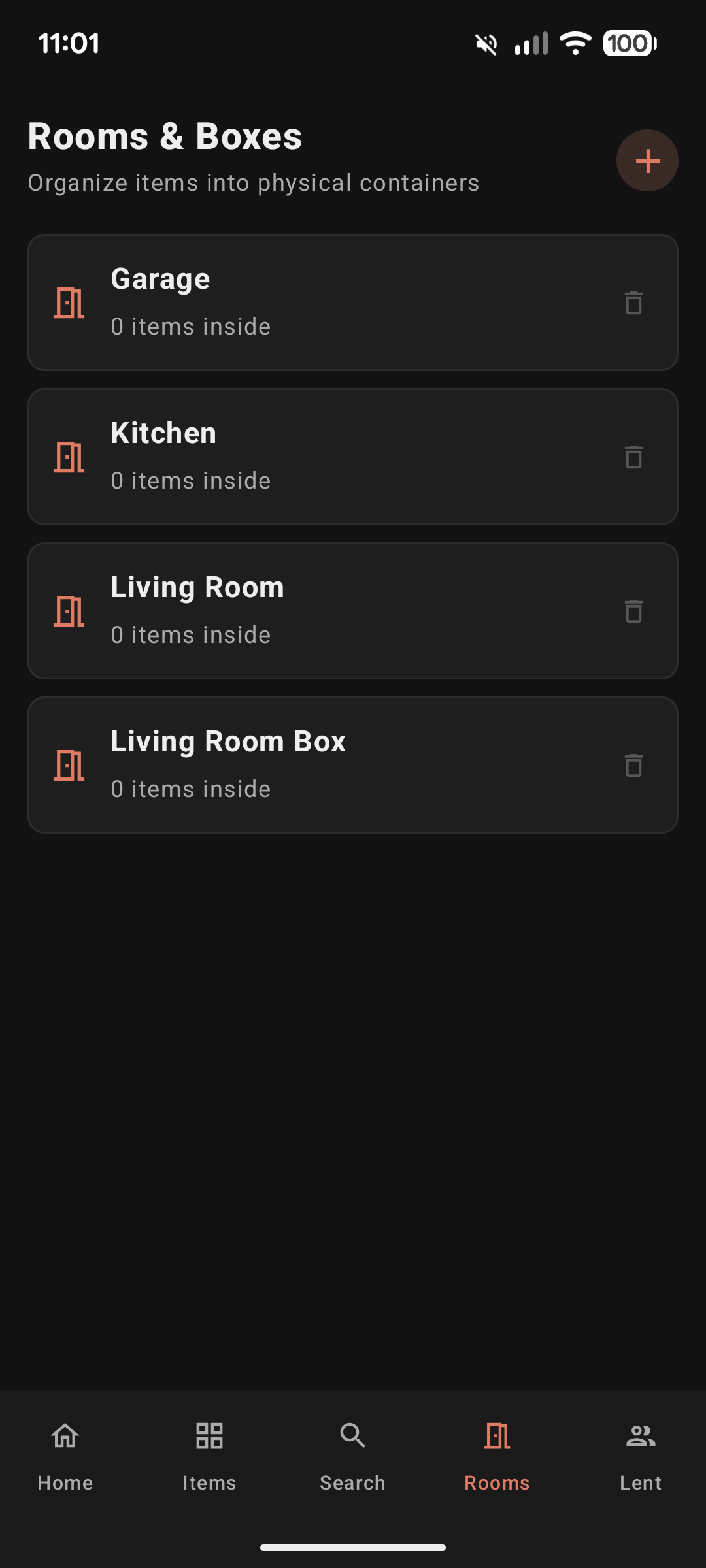 Rooms and Boxes Setup